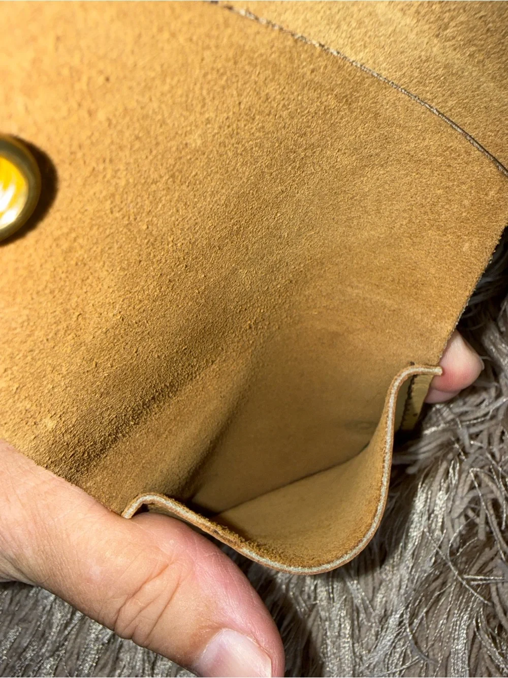 Vintage leather wallet